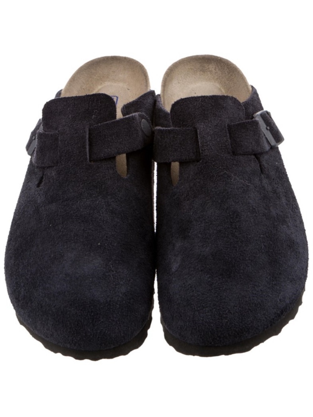 Birkenstock Boston Soft Footbed Suede Clogs Midnight Navy Blue EU 39 - Picture 6 of 7